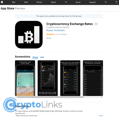 cryptocurrency exchange rates app