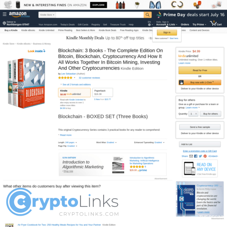 Blockchain: 3 Books - The Complete Edition On Bitcoin, Blockchain, Cryptocurrency And How It All Works Together In Bitcoin Mining, Investing And