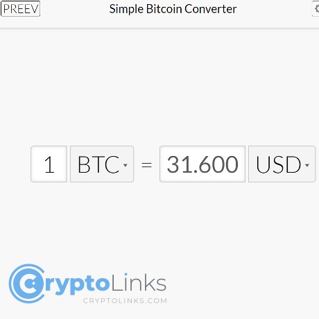 Bitcoin Preev Exchange Rate — Live Cryptocurrency Converter
