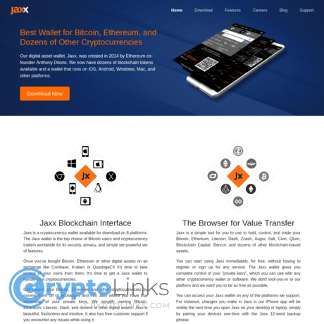 Jaxx Multi Currency Wallet