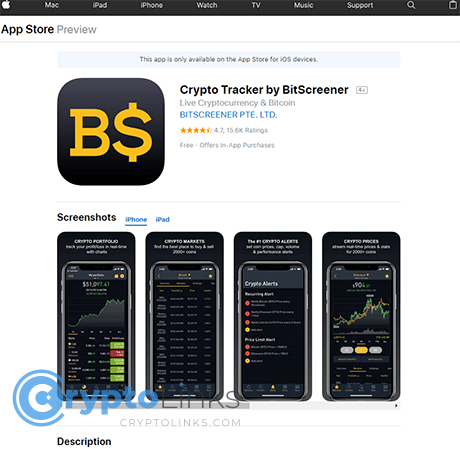 crypto price tracker itunes