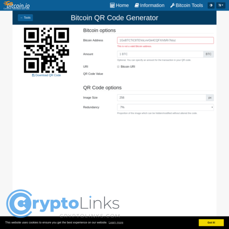 Go Bitcoin Qr Gobitcoin Io Bitcoin Useful Tools - 
