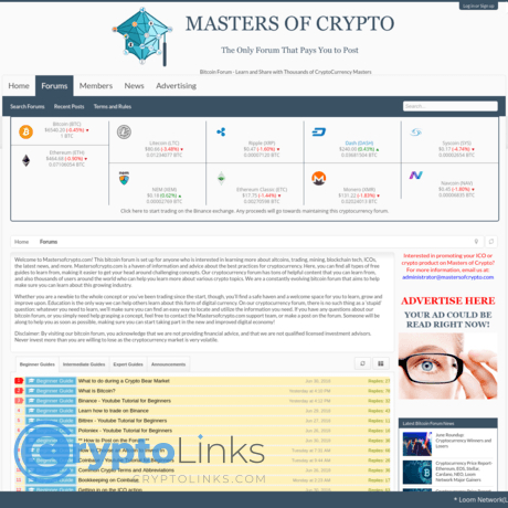 Mastersofcrypto Forum