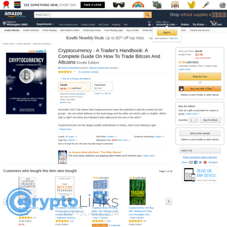 Cryptocurrency - A Trader's Handbook: A Complete Guide On How To Trade Bitcoin And Altcoins