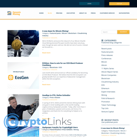 Genesis Mining Blog