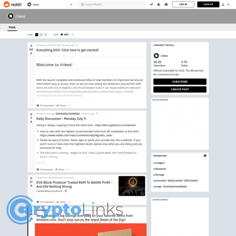 Eos crypto news reddit airdrop news crypto