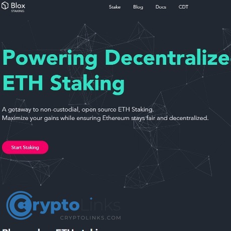 Powering decentralized ETH staking - Blox Staking