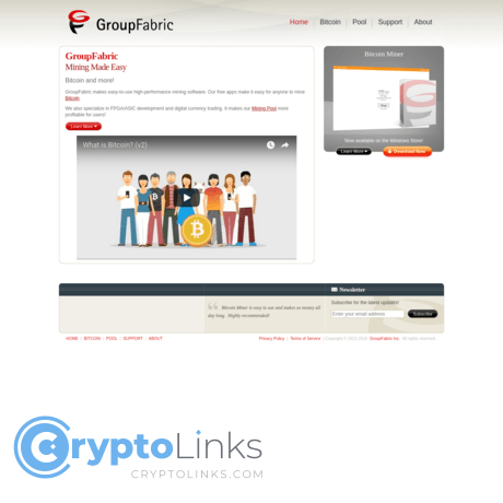 bitcoin miner groupfabric inc