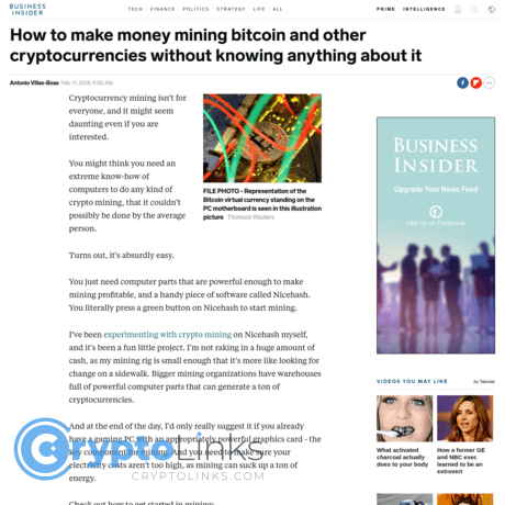 How To Make Money Mining B!   itcoin And Other Cryptocurrencies Without - 