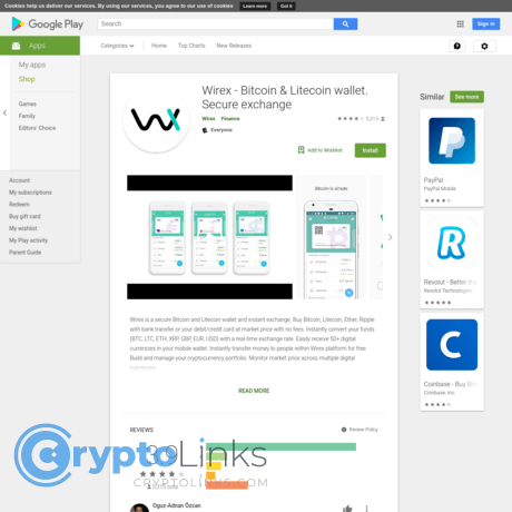 Wirex - Bitcoin & Litecoin wallet