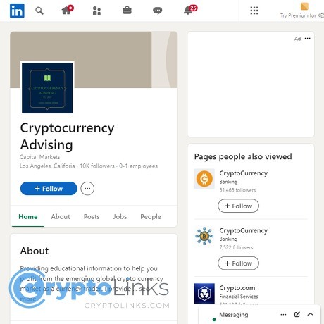 Cryptocurrency Advising