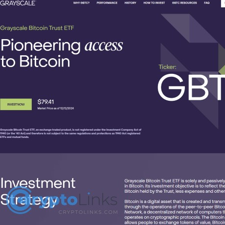 Grayscale Bitcoin Trust ETF