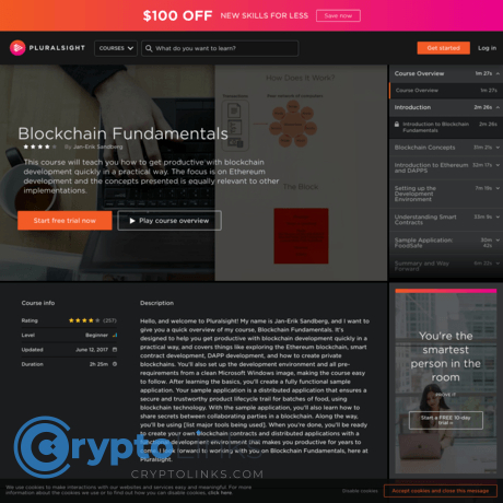 pluralsight blockchain fundamentals