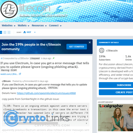 Cryptocurrency litecoin reddit forexpros eur/usd interactive world