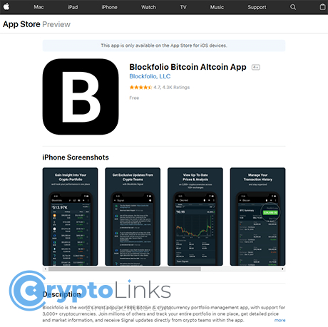 blockfolio app store