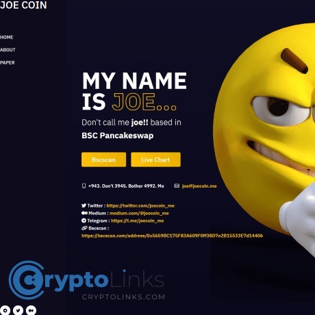 Joe Coin Joecoin.me Crypto Scams Sites