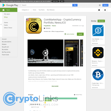 CoinMarketApp - CryptoCurrency Portfolio, News,ICO