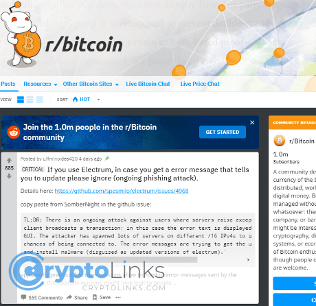 bitcoin reddit forum