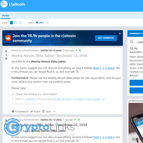 R Altcoin Reddit Com R!   eddit Cryptocurrency - 