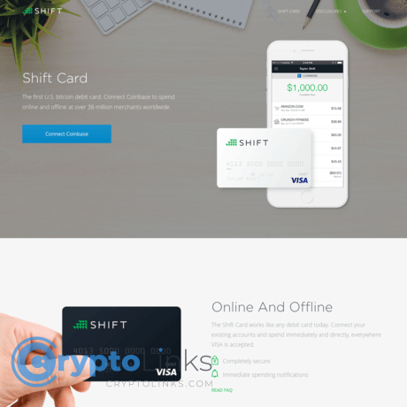 shift crypto card