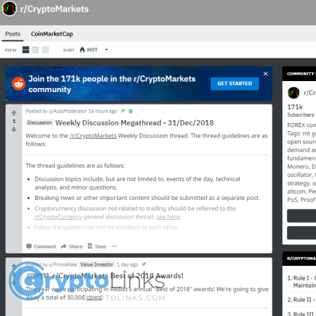 R Cryptomarkets Reddit Com Reddit Cryptocurrency - 