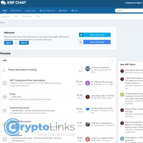 XRP Chat forum