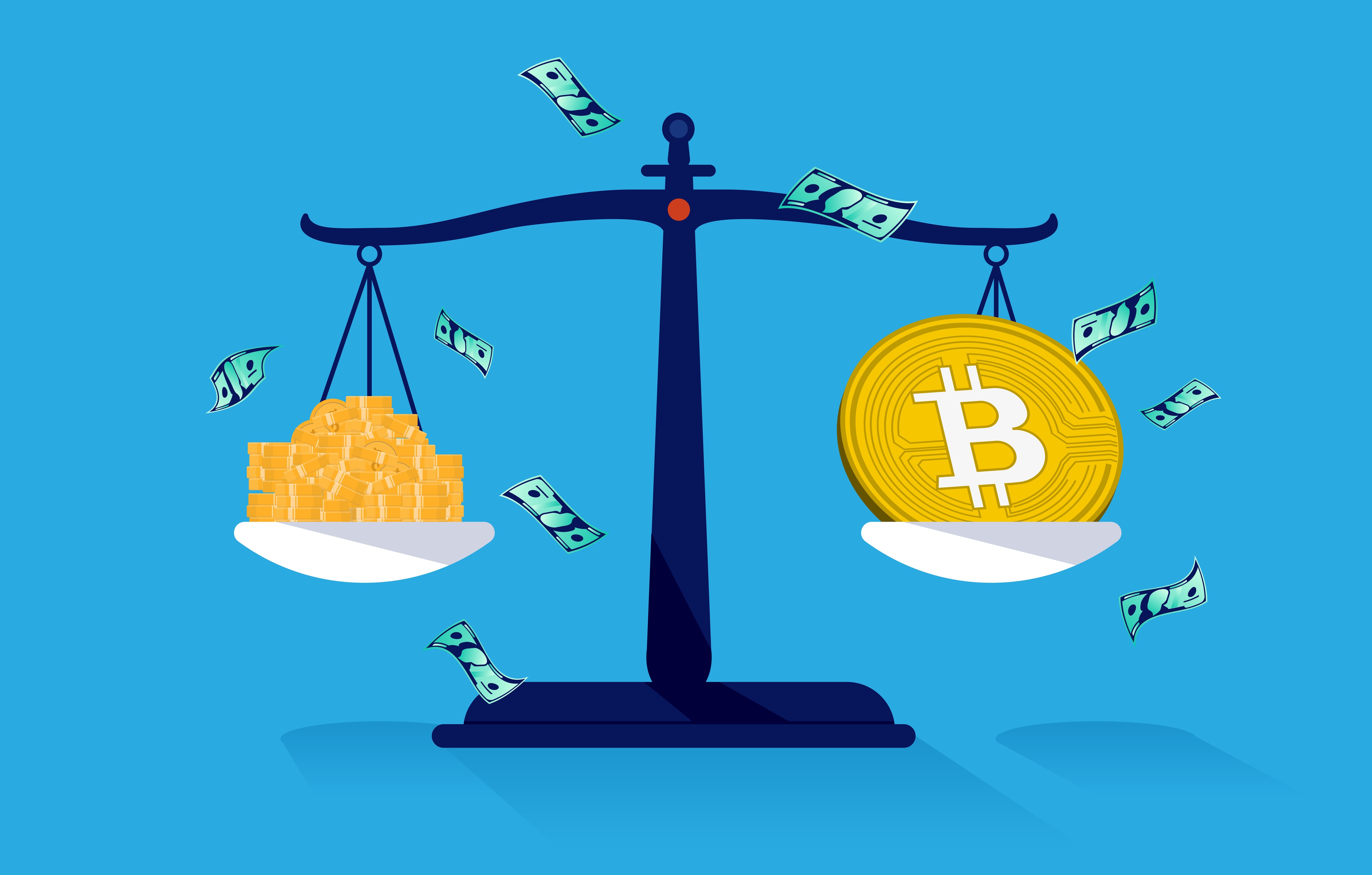Comparison of Bitcoin and fiat money