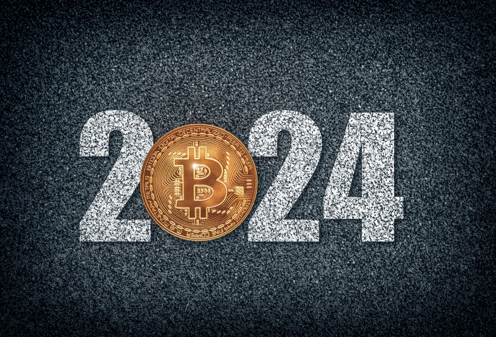 Bitcoin price in year 2024 and cryptocurrency future.