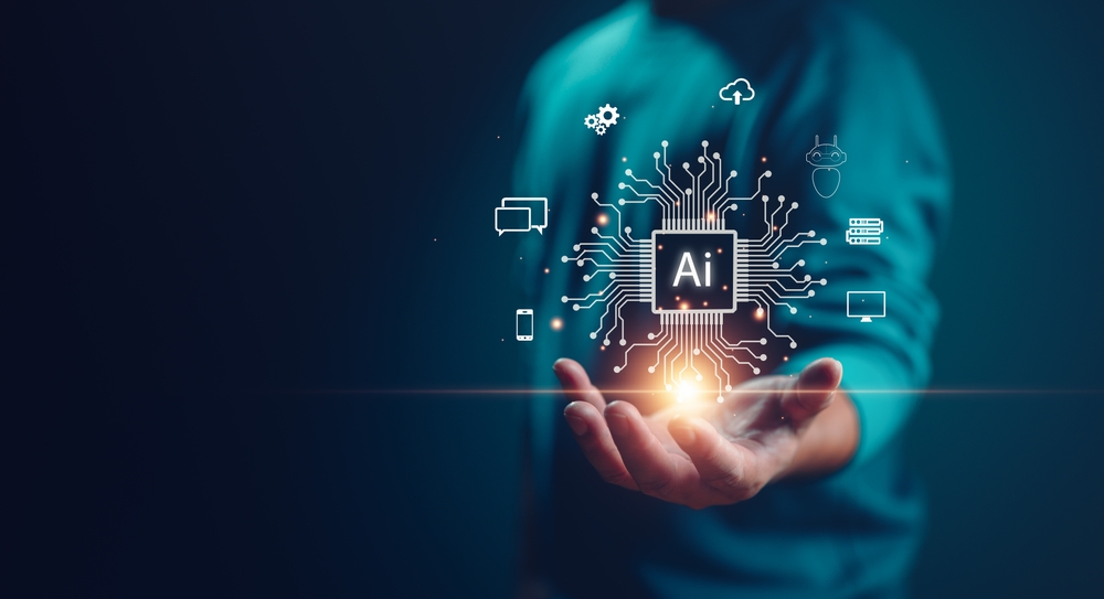 Ai technology, Artificial Intelligence. man using technology smart robot AI