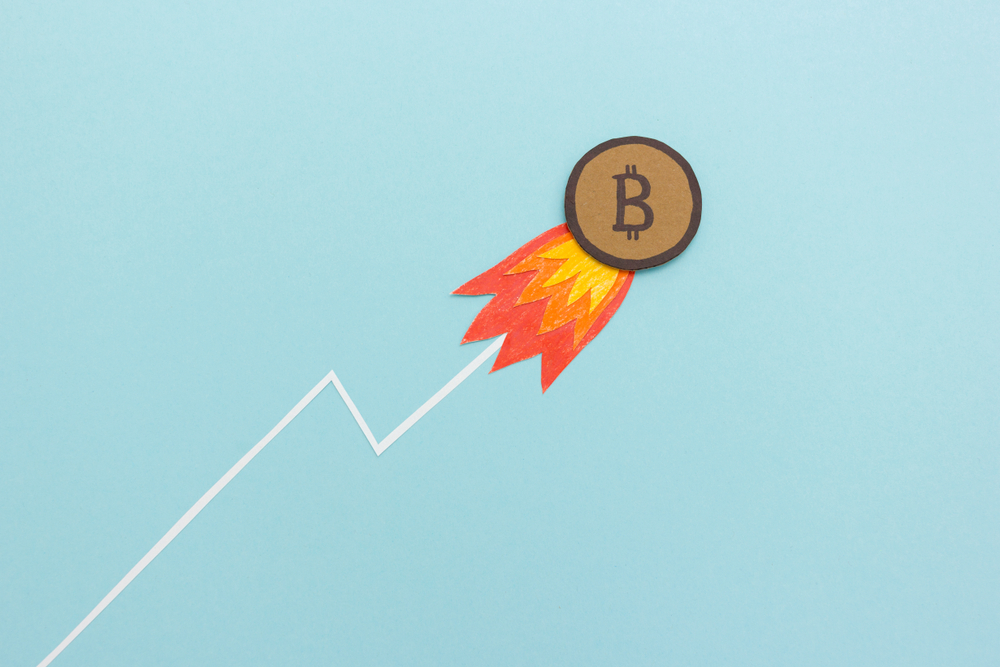 Bitcoin surging to record high