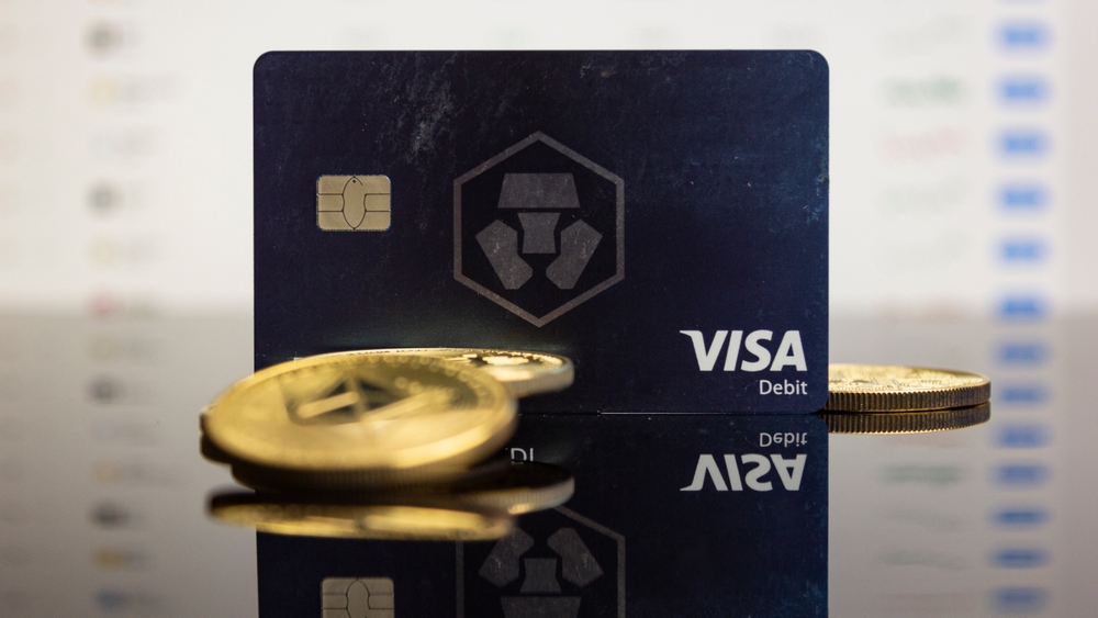 Crypto.com's Visa card along with physical Crypto Coins