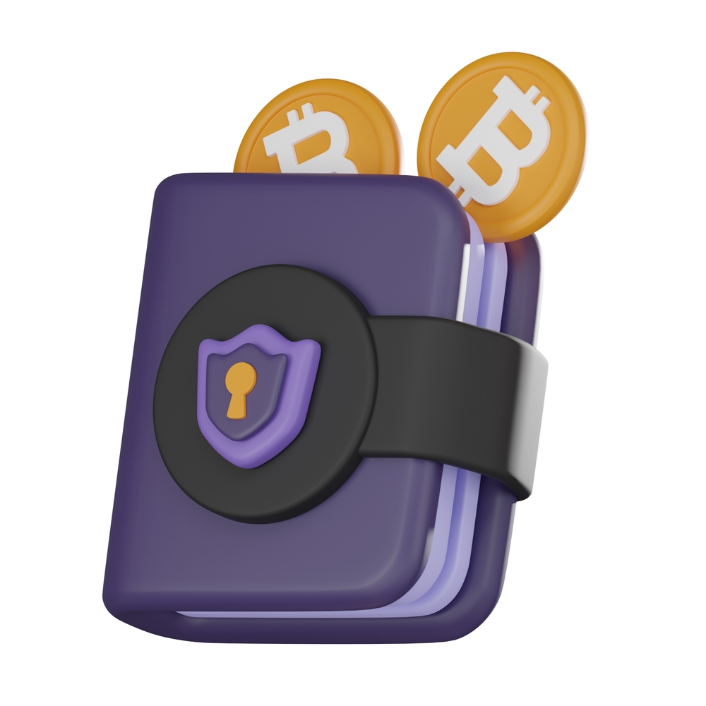 Secure bitcoin wallet symbolizes importance of safeguarding cryptocurrency assets, advanced security measures employed to protect them, website related cryptocurrency, finance.