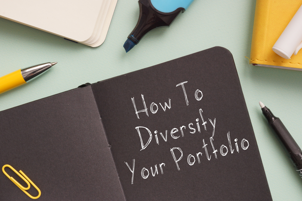 How To Diversify Your Portfolio is shown on the photo using the text