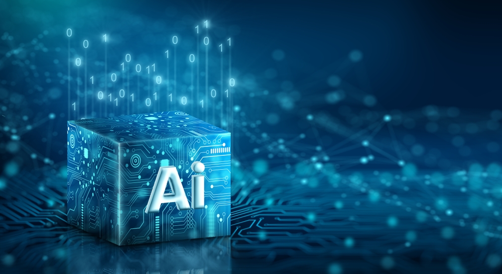 Ai Processor chip of Cube Technology. Big data storage, Cloud computing, Machine learning, Ai blockchain technology.