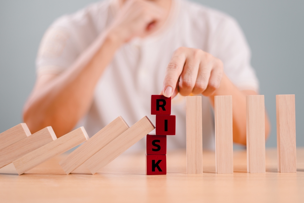 Risk assessment crisis concept. 