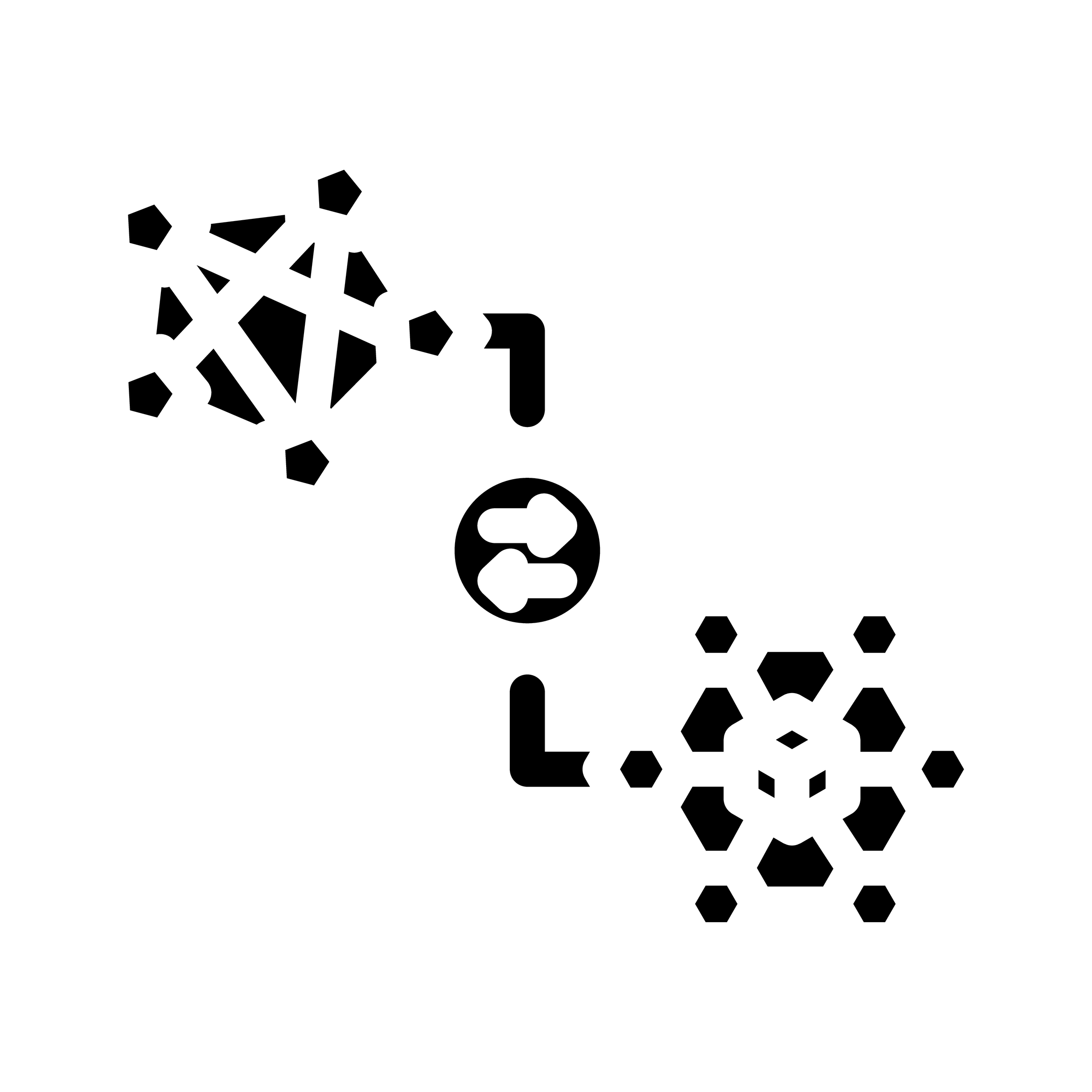 cross chain compatibility decentralized application glyph icon vector. 