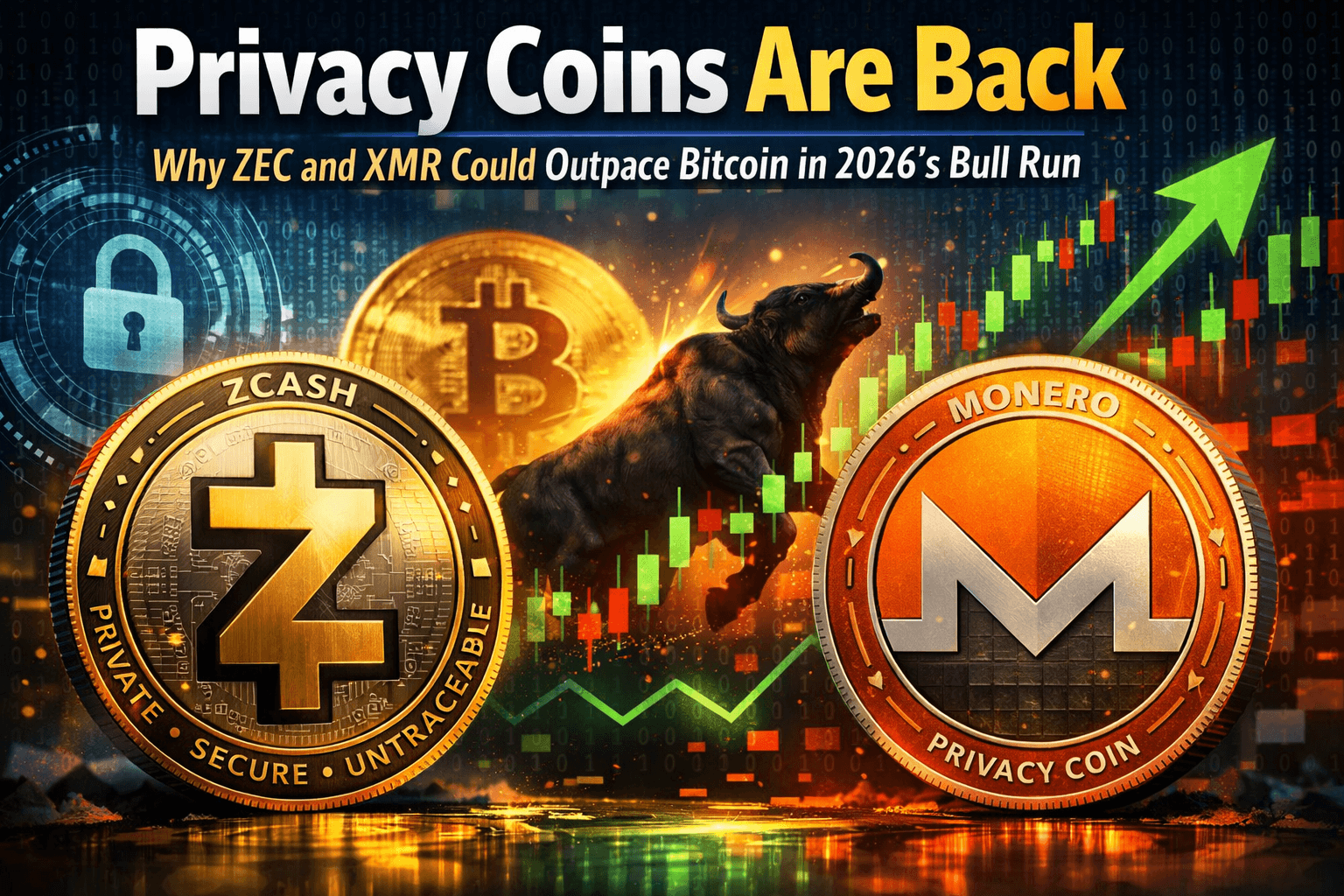 Privacy Coins Are Back Why ZEC and XMR Could Outpace Bitcoin in 2026’s Bull Run