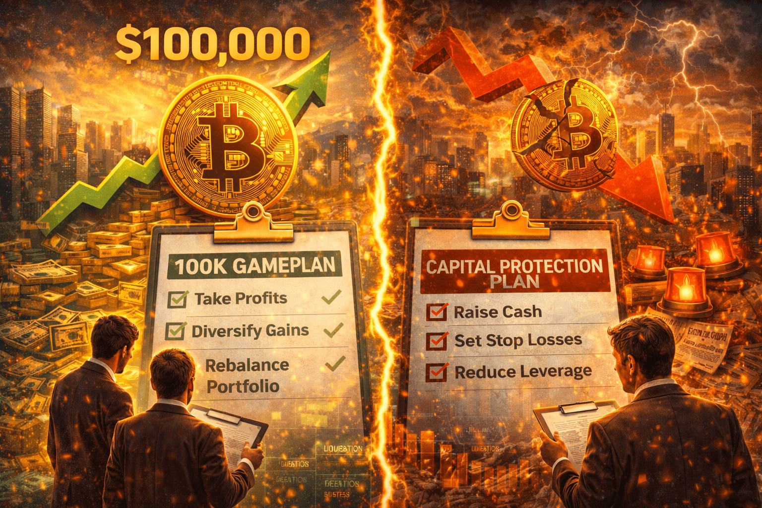 If BTC fails near $100K how I’d protect capital without panicking