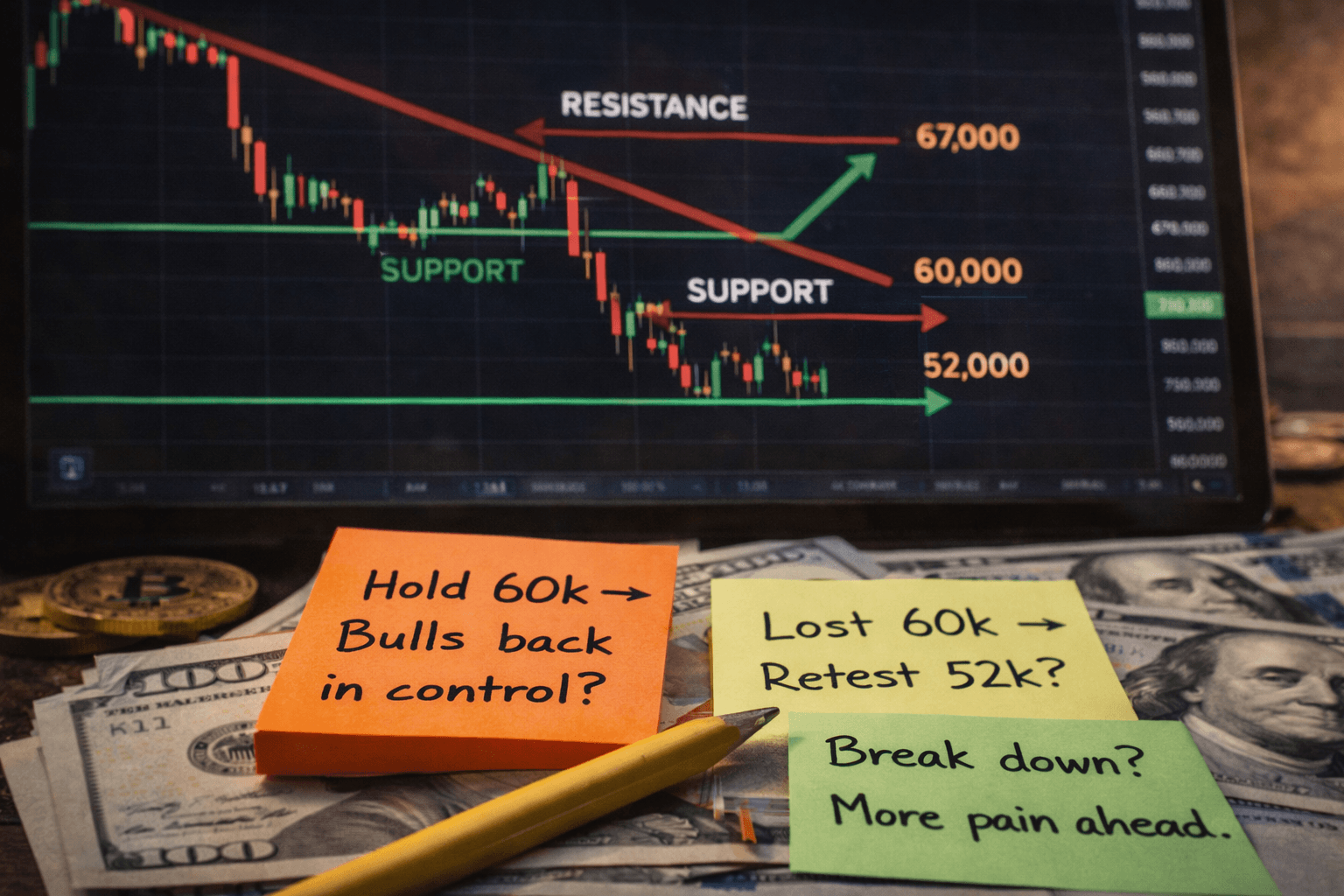 My “line in the sand” levels and scenarios (no predictions, just ifthen)