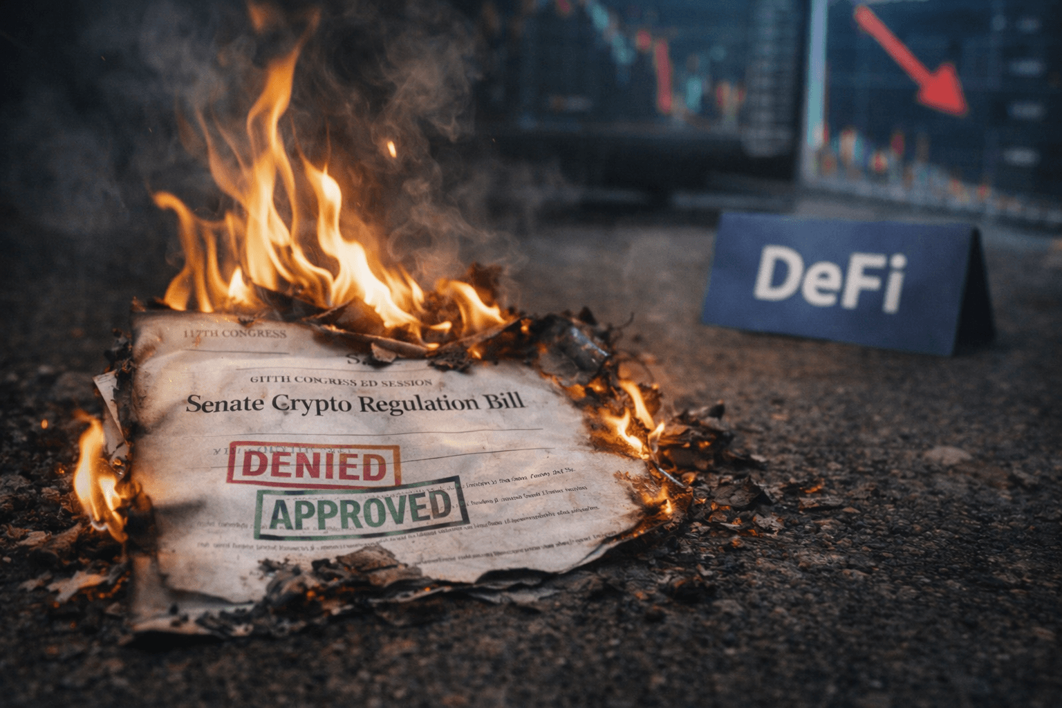 Outcomes that matter will this kill the bill, and does DeFi get tanked