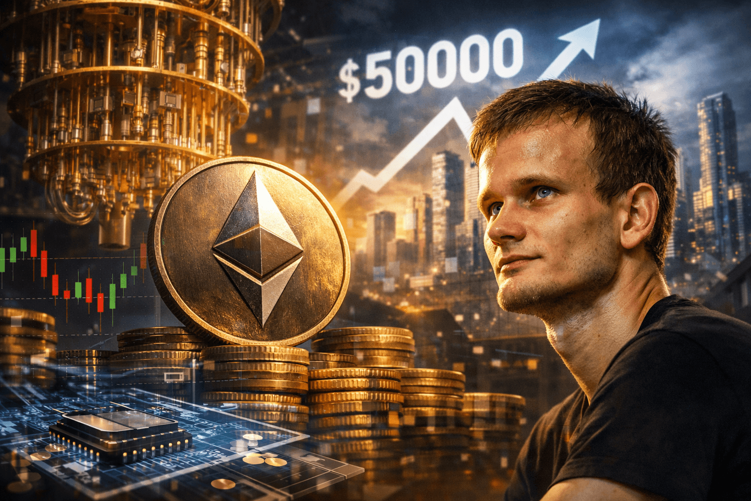Vitalik’s Ethereum Bombshell Quantum‑Proof Security, “Infinite” Scaling, and the Real Case for ETH at $50K in 2026