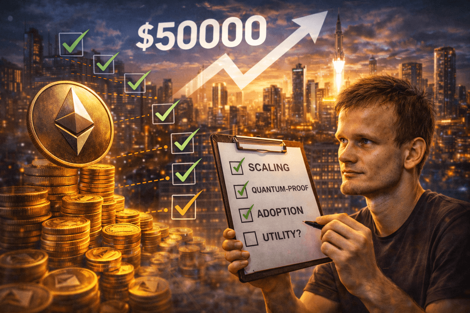 Why the $50K ETH narrative exists (and the checklist it must pass)