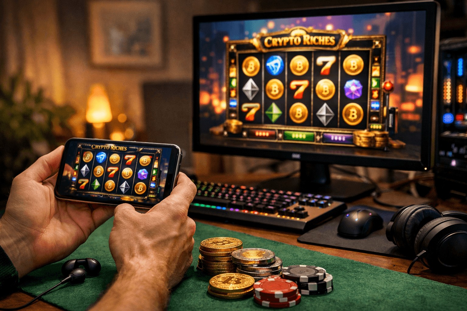 Crypto Casino Slots On Phone vs. PC How I Get Smooth Sessions Without Distractions