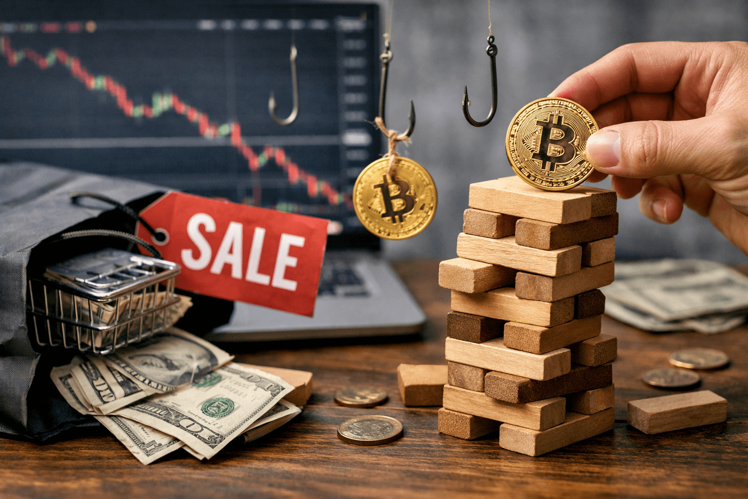 The pain right now retail feels shaky, and “free BTC” is the easiest bait