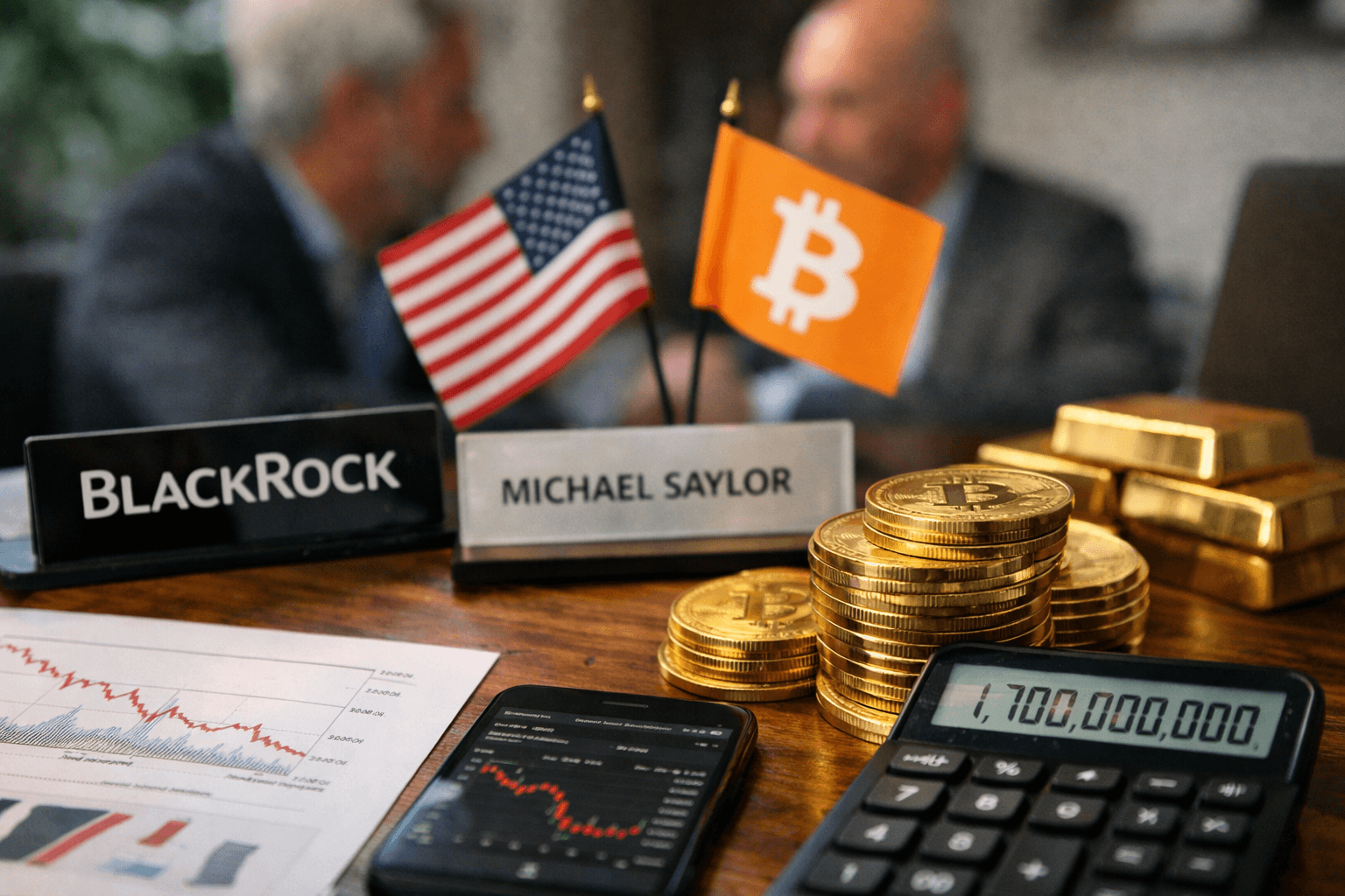 BlackRock + Saylor Bought $1.7B of Bitcoin in 48 Hours While Retail Panicked