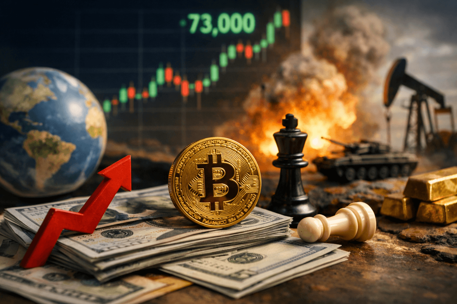 Geopolitical Shocks Push BTC to $73K Rebound: The 4‑Week Risk Window (and Simple Hedge Plans I’m Using)