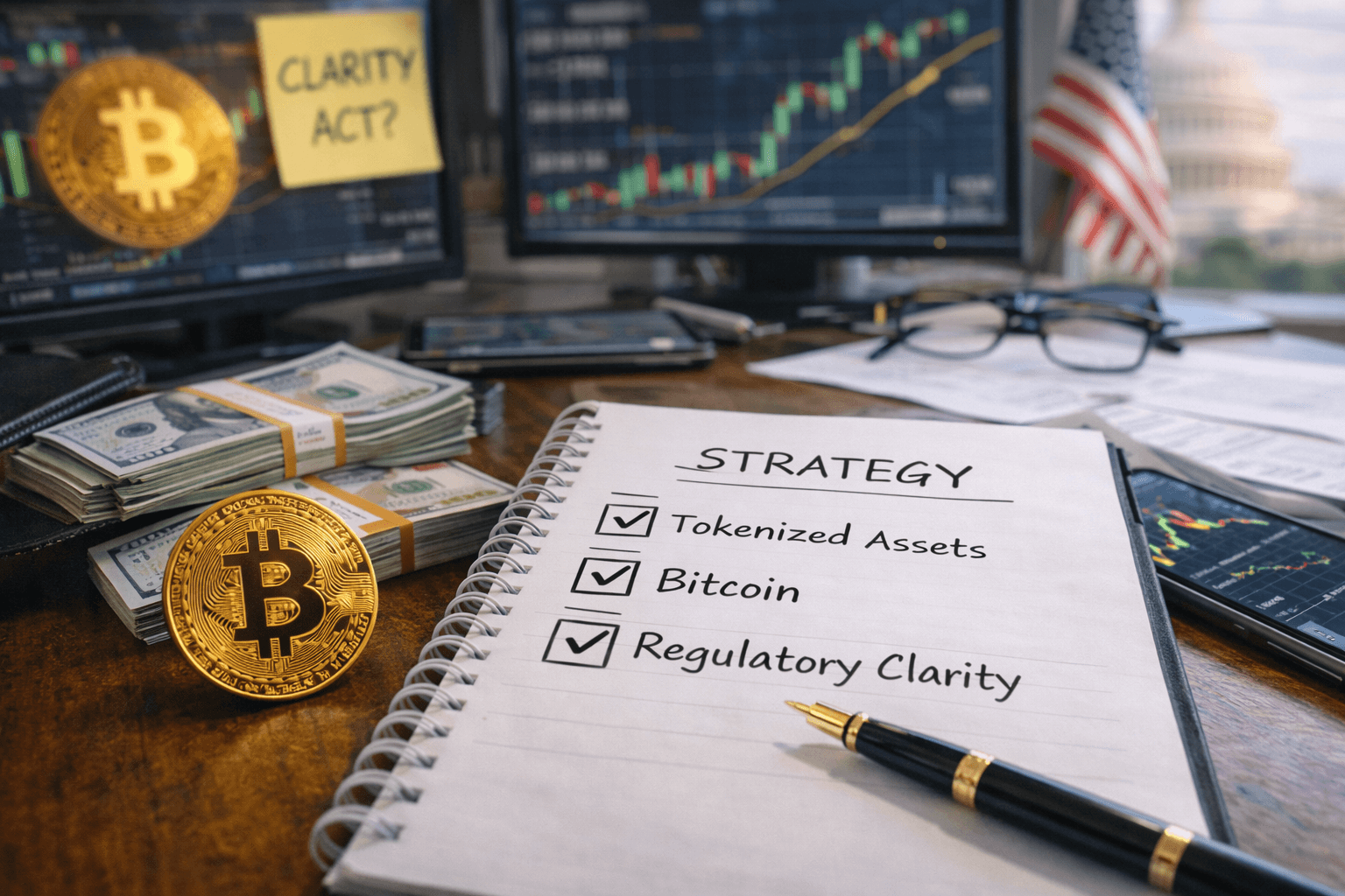 My practical guide how I’d position for a CLARITY-driven US crypto shift (without getting wrecked by hype)