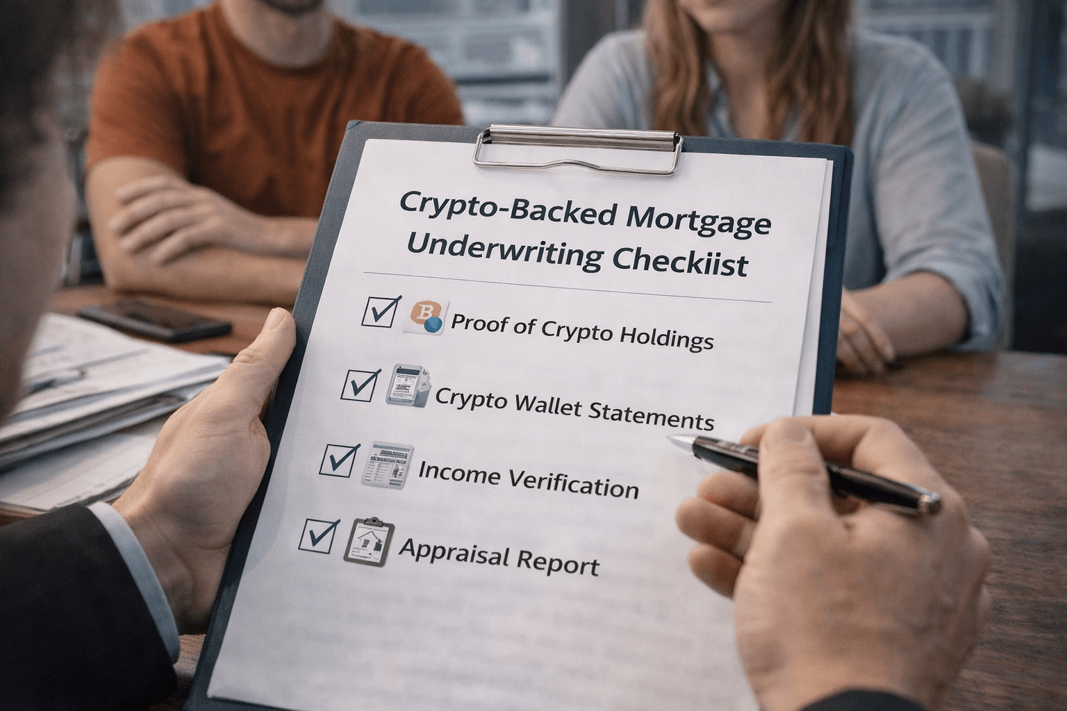 The underwriting checklist what lenders will likely require from crypto holders