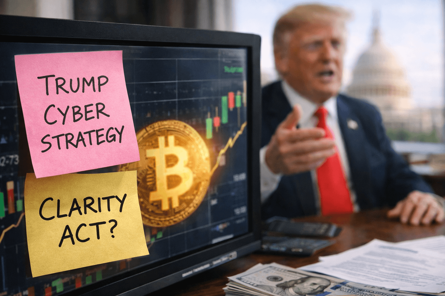What Trump’s CyberStrategy + the CLARITY Act push could actually mean (in plain English)