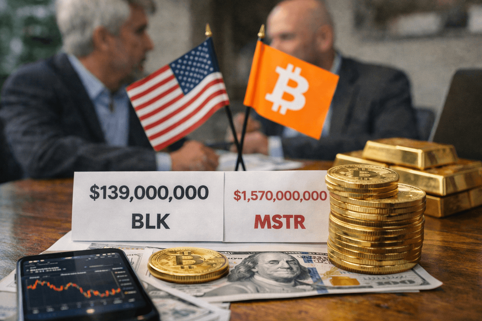 What happened this week 139M from BlackRock + 1.57B from MicroStrategy (MSTR)